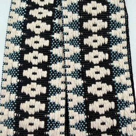 Silver Echo Handwoven Yoga Mat Strap
