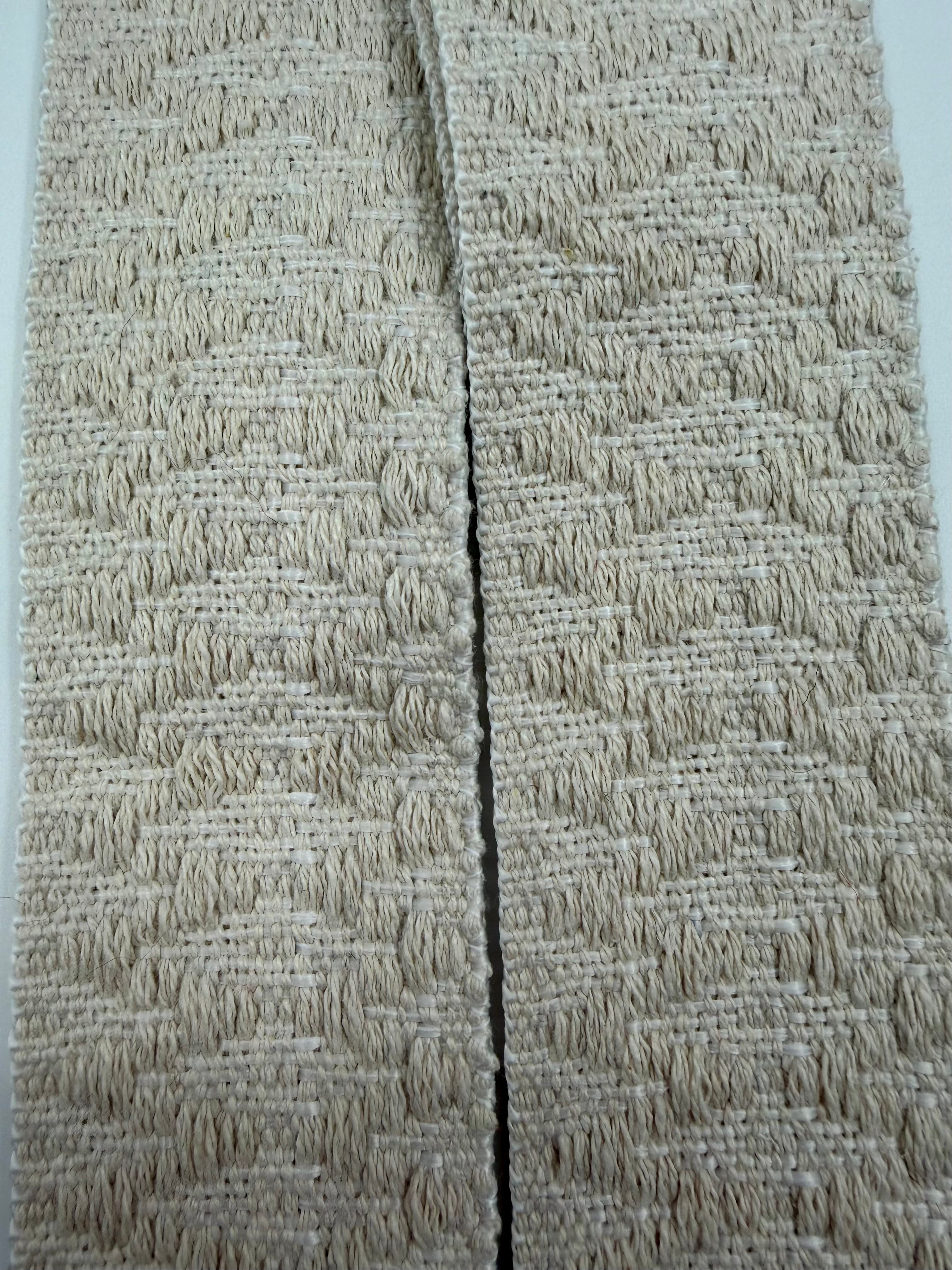 Antique Sand Solid Handwoven Yoga Mat Strap