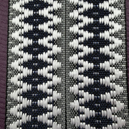 Charcoal Mist Handwoven Yoga Mat Strap