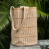 Camel Geometric Nerfi Backpack