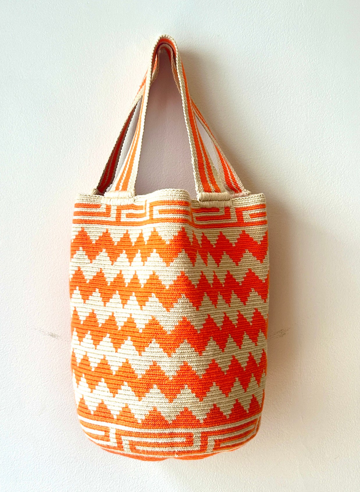 Yara Backpack Orange Lines