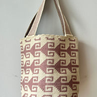 Pink Geometric Kalu Backpack