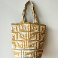 Camel Geometric Nerfi Backpack