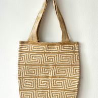 Camel Labyrinth PC Case Handmade Tote