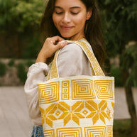 Backpack Nymph Floral Mustard