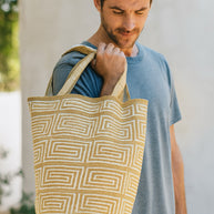 Camel Geometric Nerfi Backpack