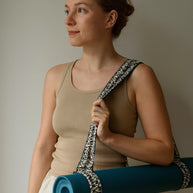 Tawa Yoga Mat Carrying Strap Red White