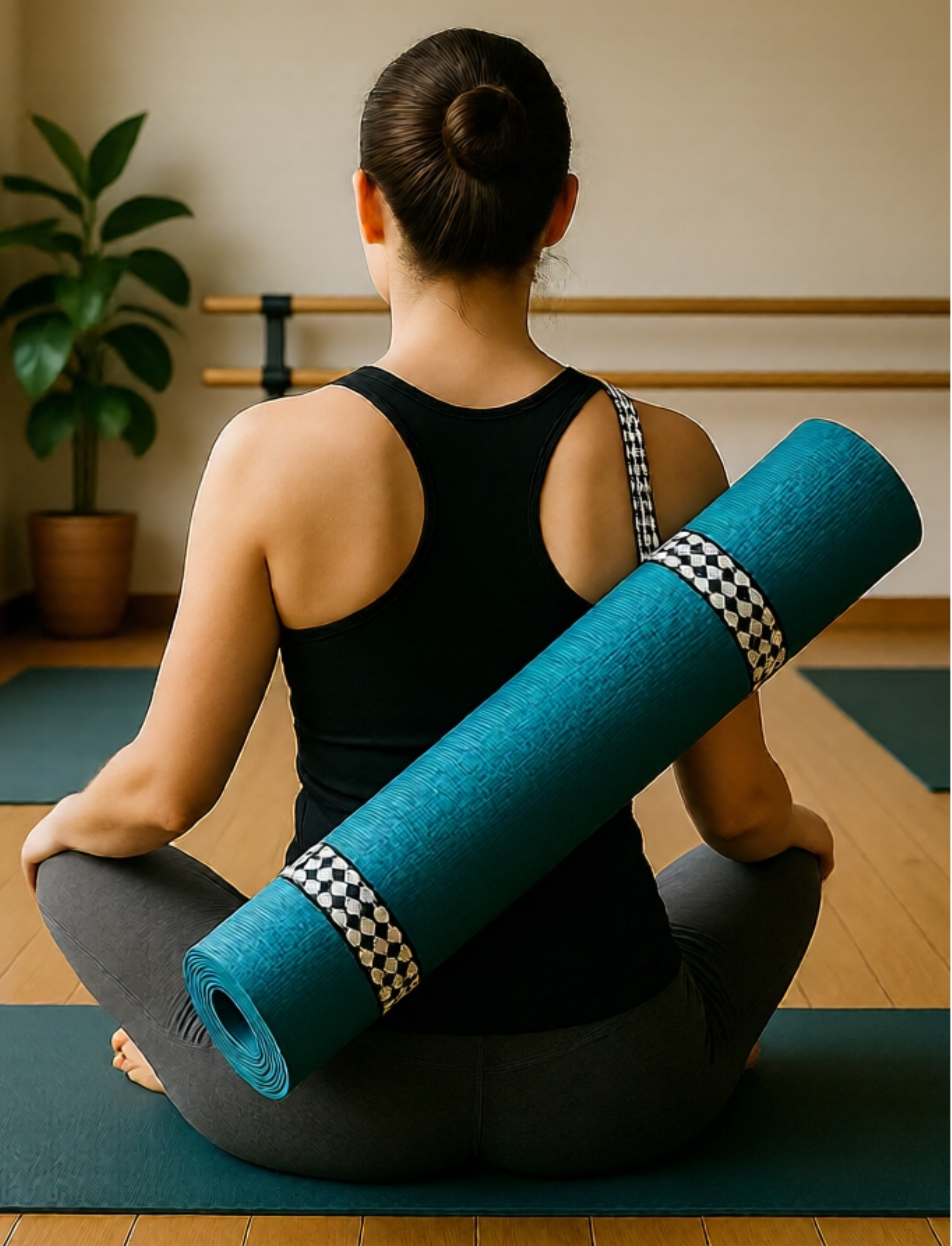 Tawa Yoga Mat Carrying Strap Black