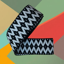 Tawa Yoga Mat Carrying Strap Black White