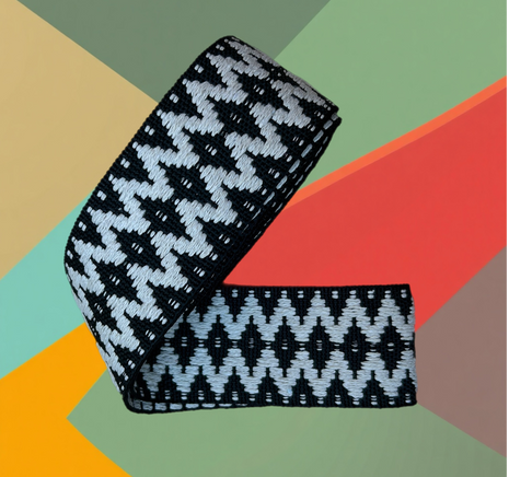 Tawa Yoga Mat Carrying Strap Black White