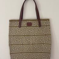 Handwoven & Leather Tote Bag Crochet Style For Work And Travel Lightweight Durable Artisan Crafted