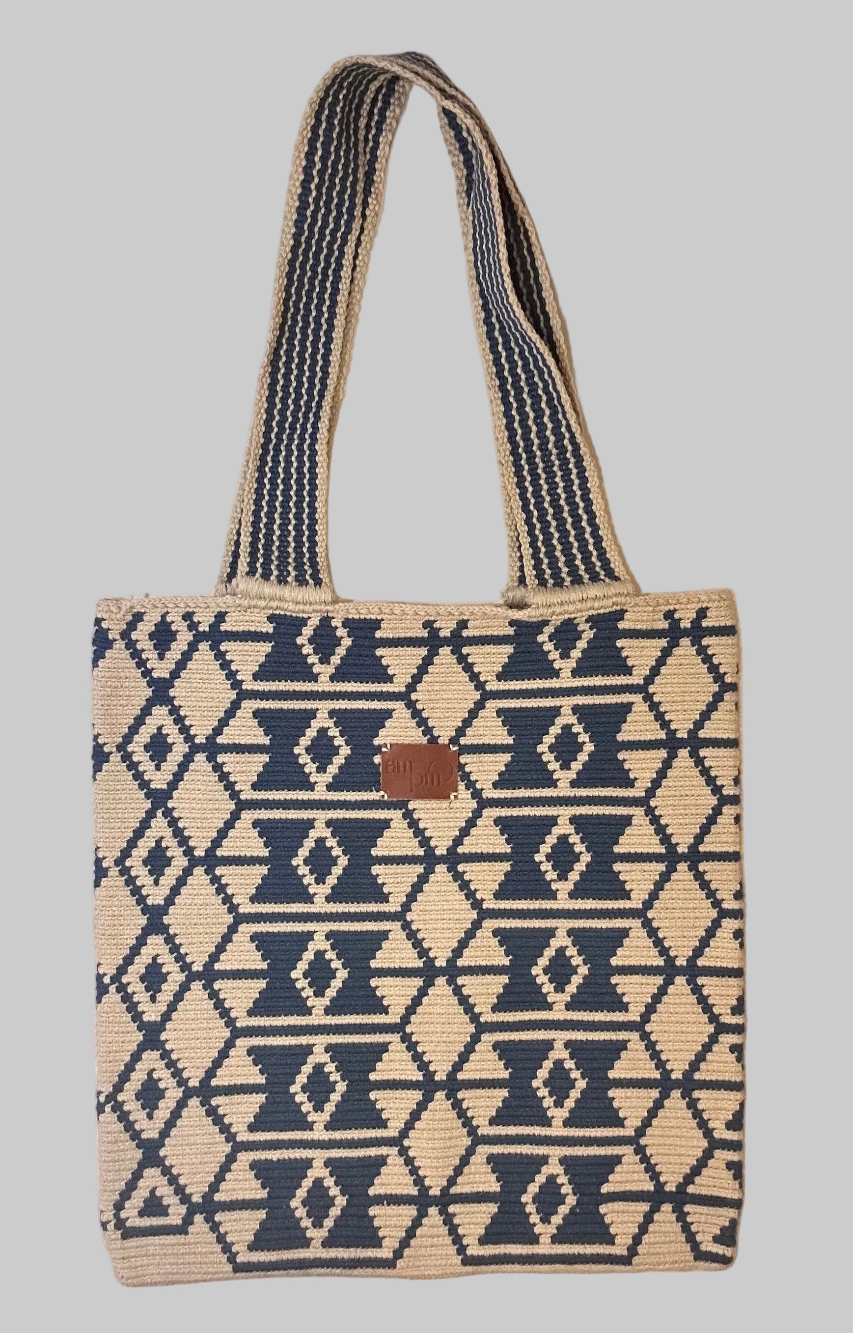 Macondo Handwoven Tote Bag for Work and Travel Lightweight Durable Handcrafted Artisan Style
