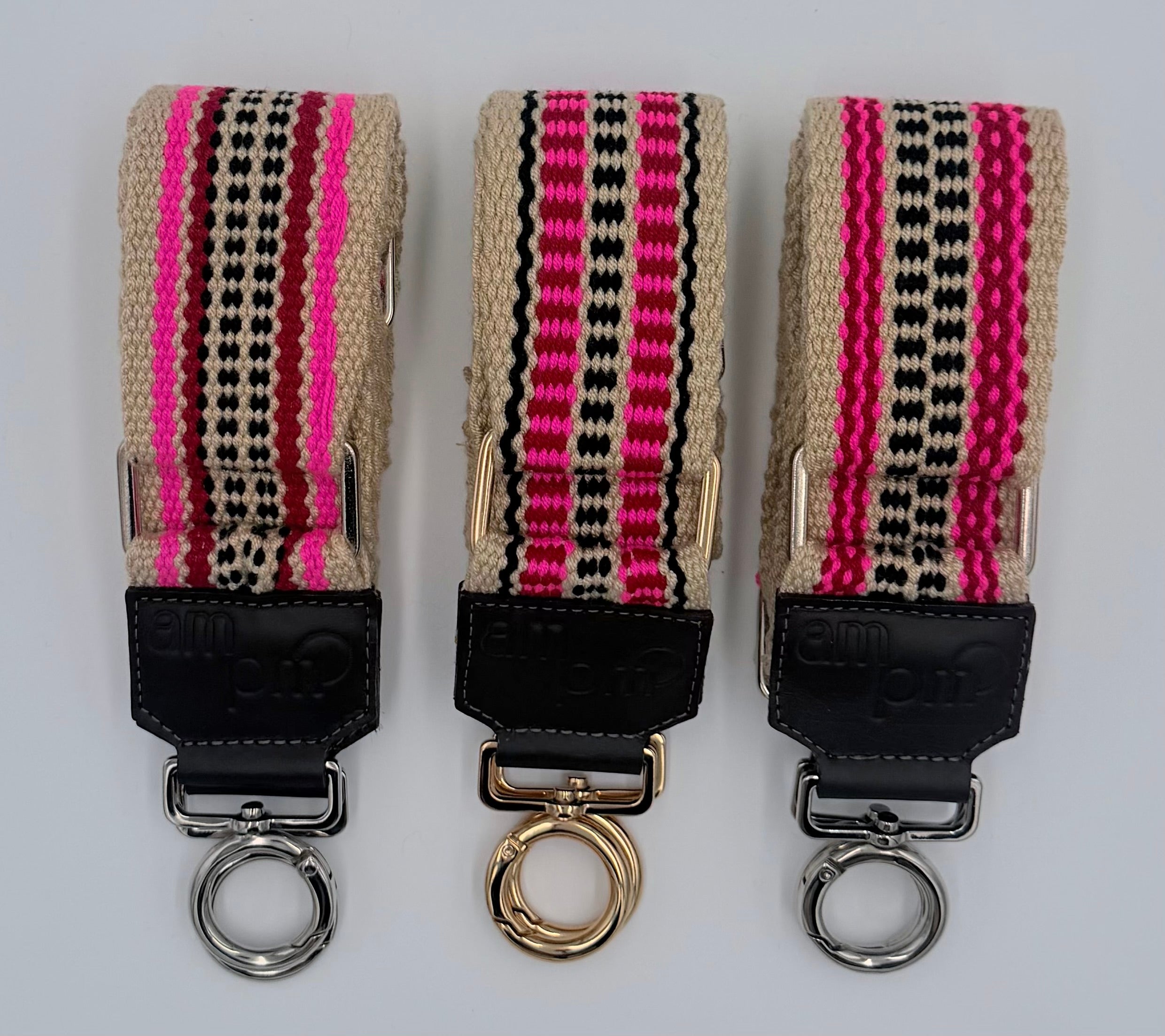 Handwoven Wayuu Bag Strap - Premium Adjustable Edition Color Stripe