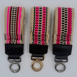 Handwoven Wayuu Bag Strap - Premium Adjustable Edition Color Stripe