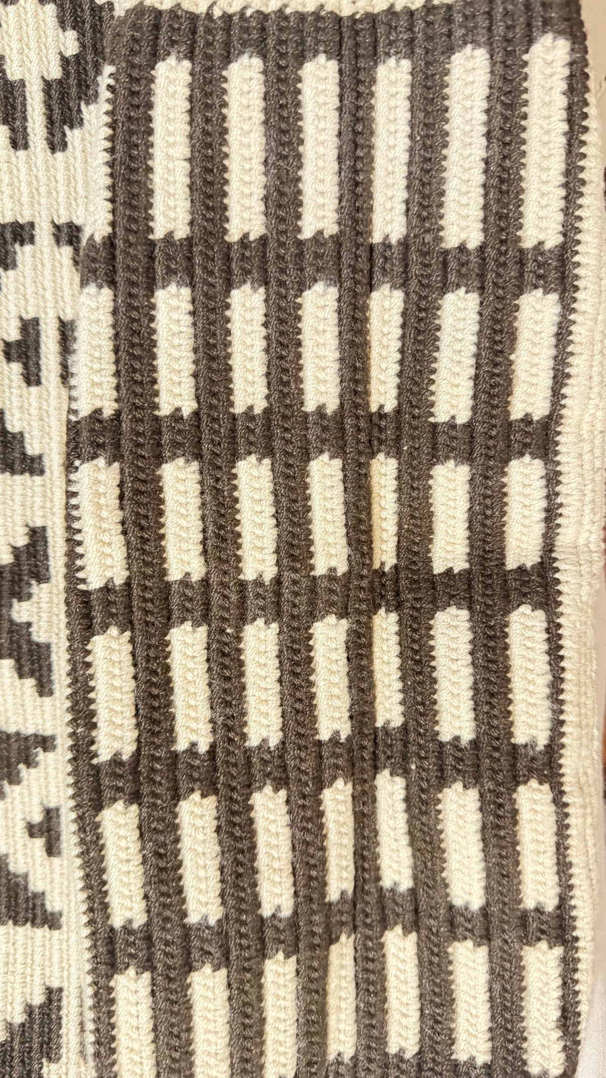 Wayuu Woven Rectangular Tote Bag – Espresso Geometric Starburst