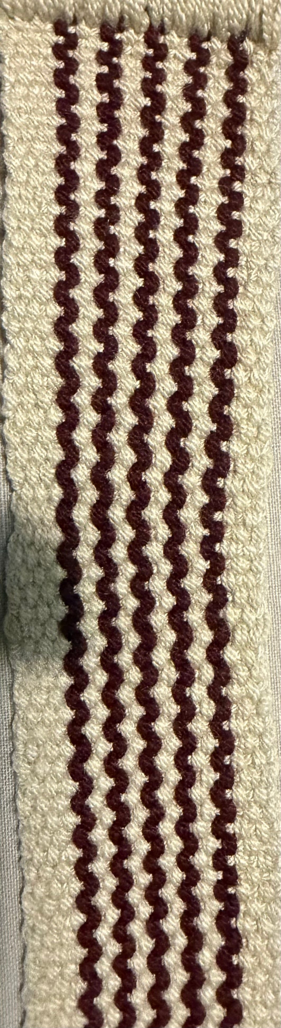 Wayuu Woven Rectangular Tote Bag – Burgundy Ocean Wave