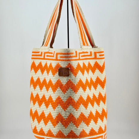 Yara Wayuu Mochilon Bag – Colorful Handwoven Crochet Bag, Large Mochila