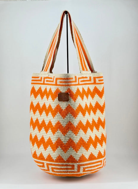 Yara Wayuu Mochilon Bag – Colorful Handwoven Crochet Bag, Large Mochila
