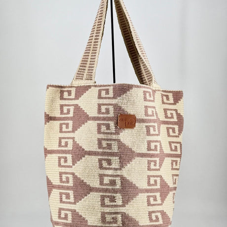 Kalu Wayuu Mochilon Bag – Handwoven Boho Shoulder Bag from Colombia