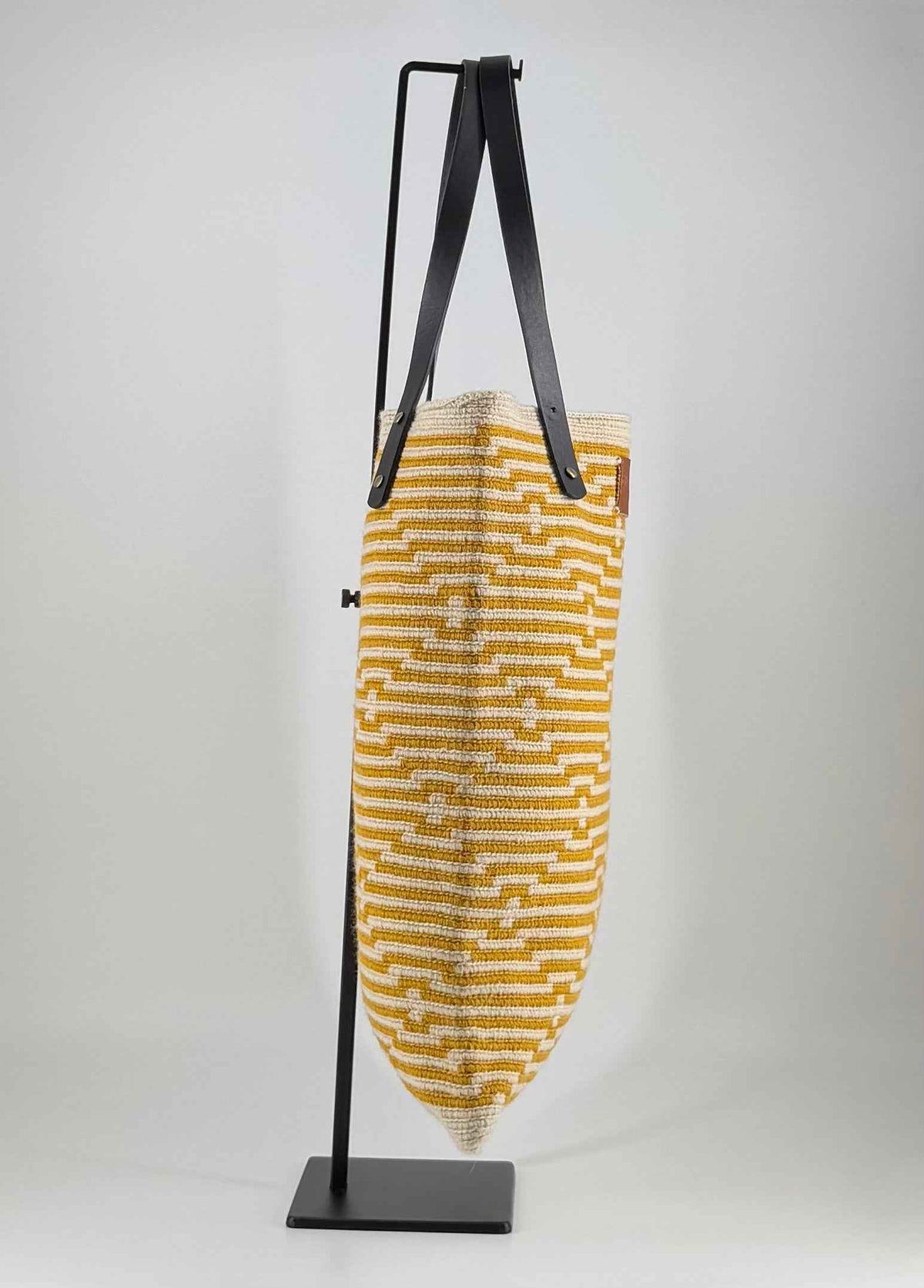 Ana Handwoven & Leather Tote Bag