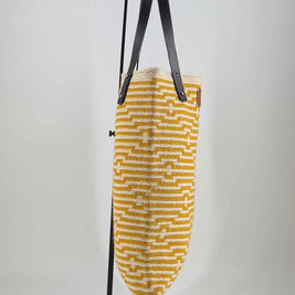 Ana Handwoven & Leather Tote Bag