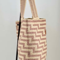 Zigzag Handwoven Tote – Crochet Bag for Work & Travel