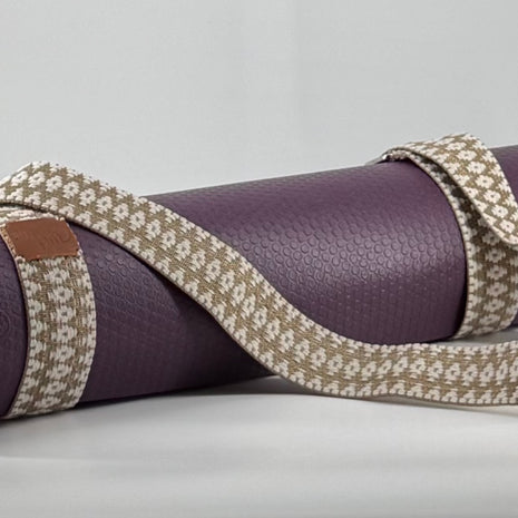 Tawa Handwoven Yoga Mat Strap – Camel Yoga Mat Carrier, Adjustable