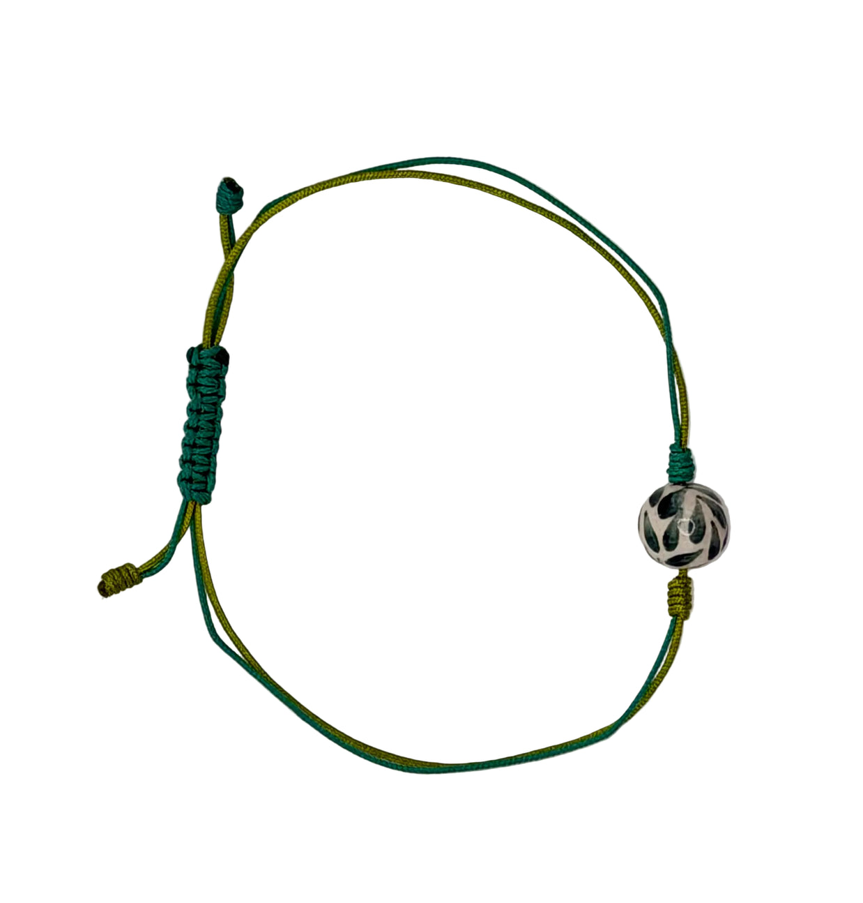 Coastal Braid Beaded Jewelry Bracelet