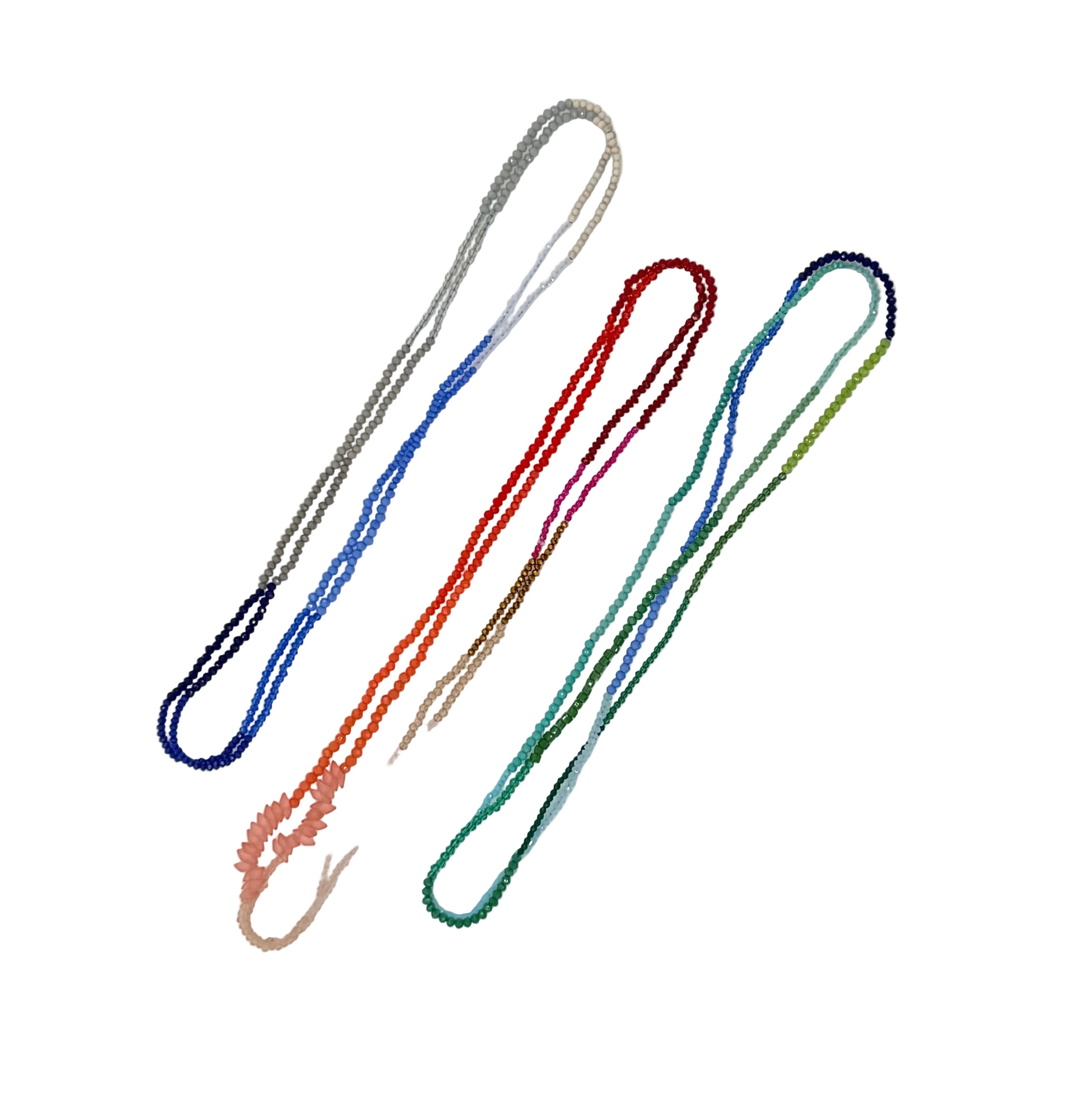 Canyon Sunset Long Wave Jewelry Necklace