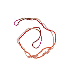 Canyon Sunset Long Wave Jewelry Necklace