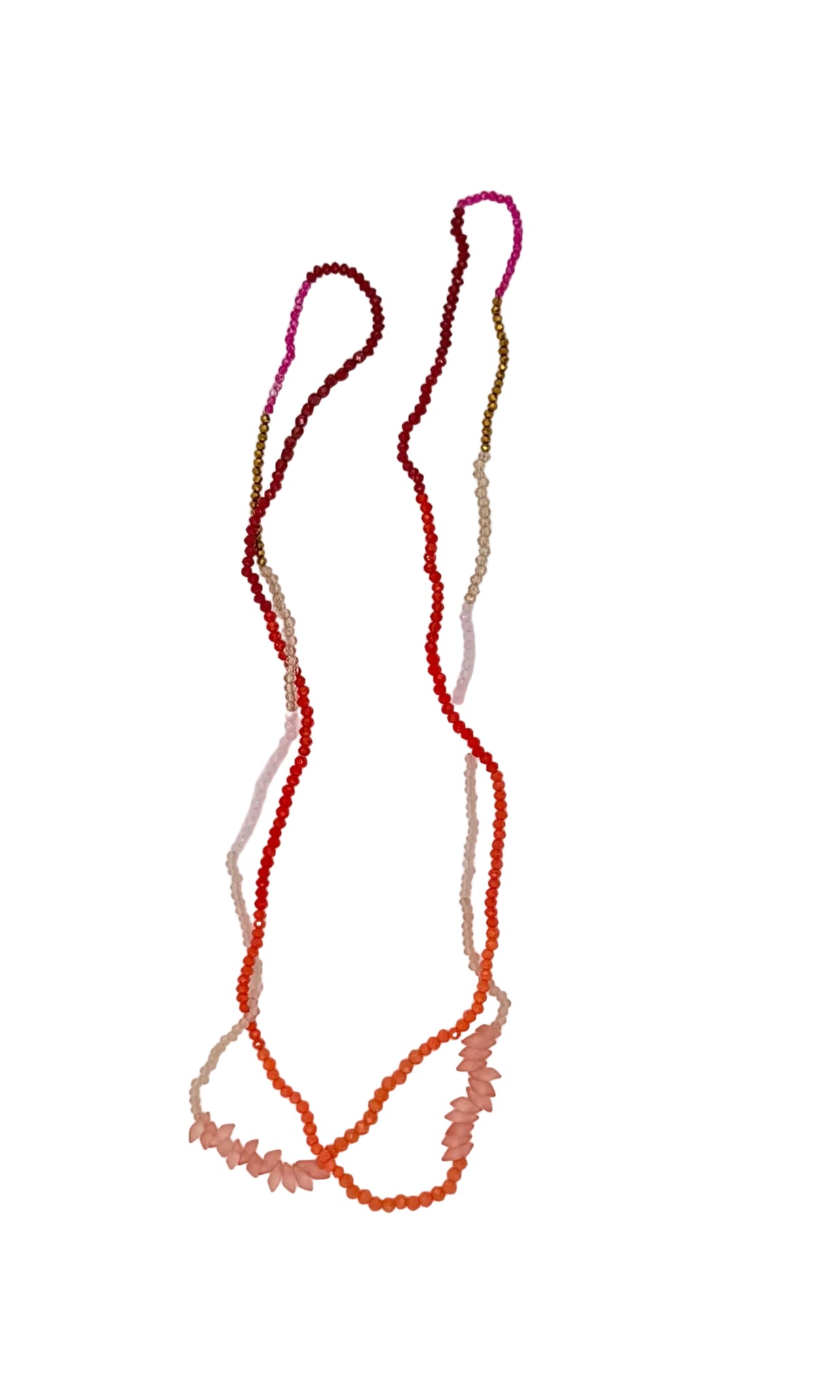 Canyon Sunset Long Wave Jewelry Necklace