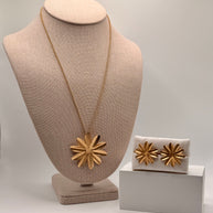 Passiflora Flower Necklace – 24k Gold Plated
