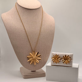 Small Passiflora Flower Earrings