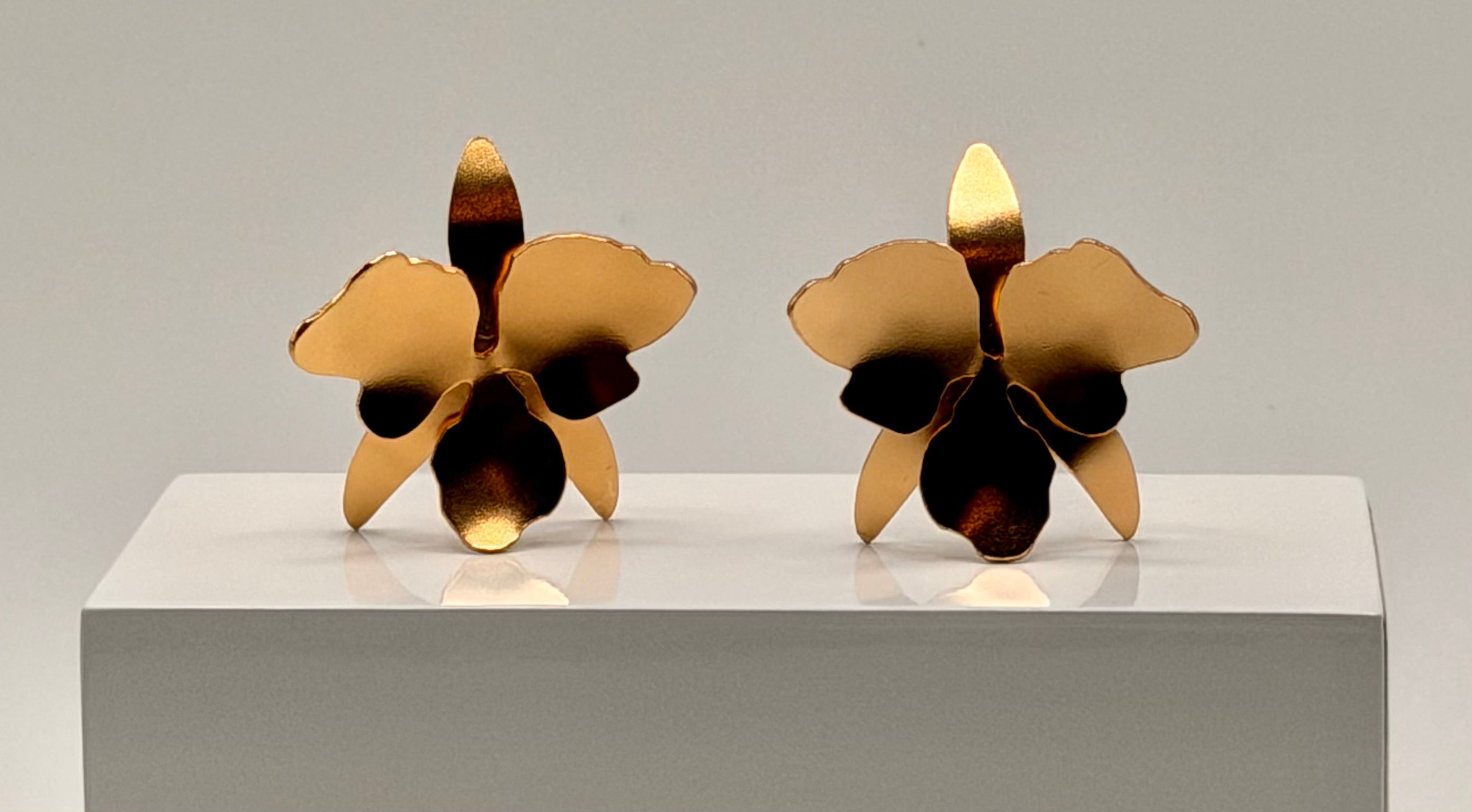 Cattleya Orchid Earrings