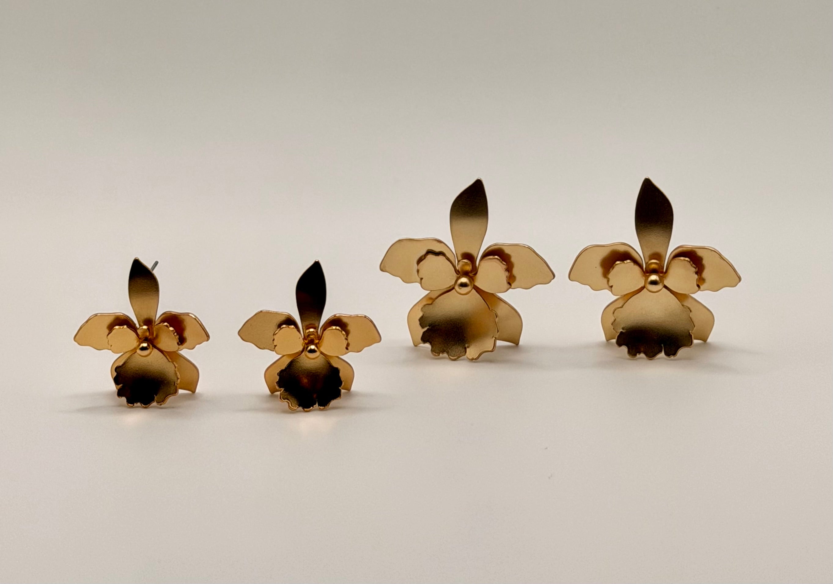 Quadricolor Orchid Earrings