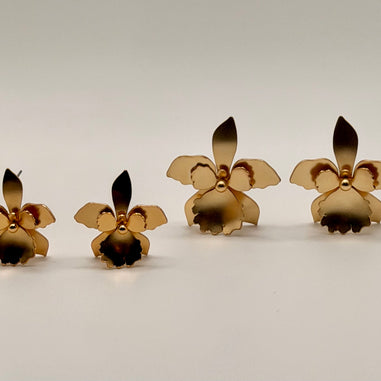 Quadricolor Orchid Earrings