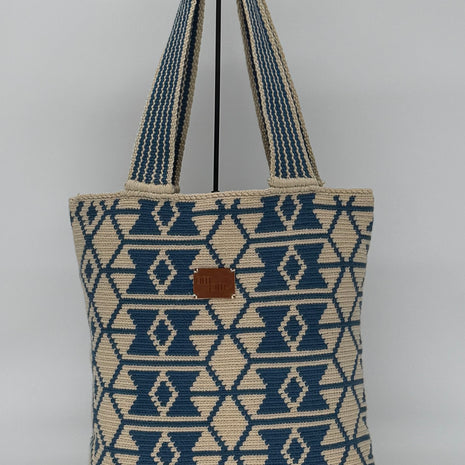 Macondo Handwoven Tote Bag for Work and Travel Lightweight Durable Handcrafted Artisan Style