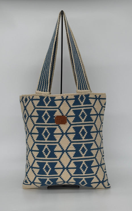Macondo Handwoven Tote Bag for Work and Travel Lightweight Durable Handcrafted Artisan Style
