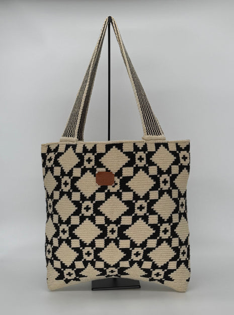 Jazmin Handwoven Tote Bag Crochet For Work And Travel Lightweight Durable Artisan Handmade