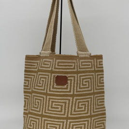 Laberinto Handwoven Tote – Geometric Crochet Bag for Work & Travel