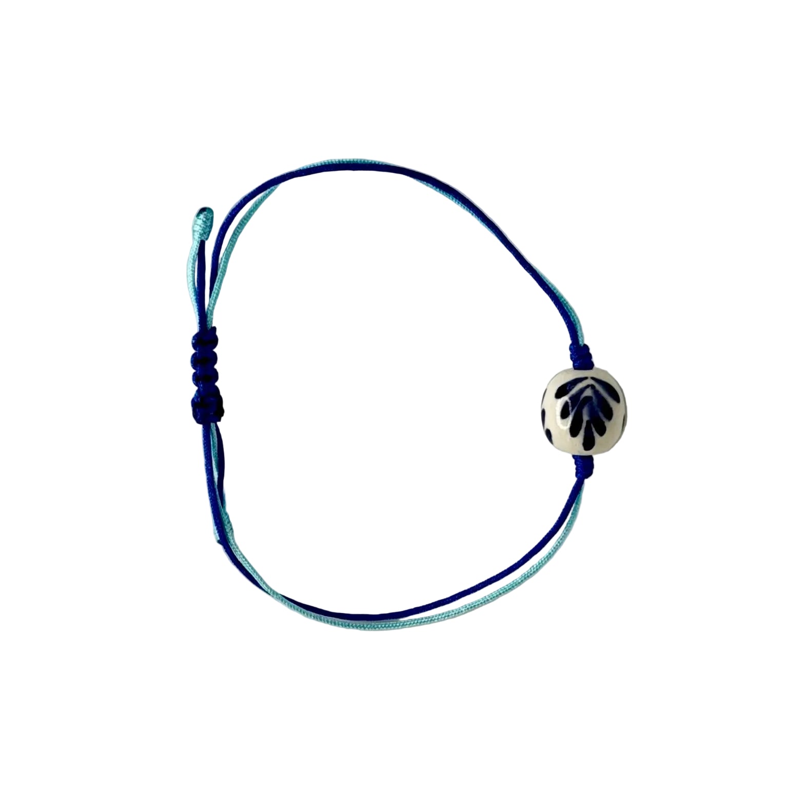 Coastal Braid Beaded Jewelry Bracelet