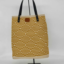 Ana Handwoven & Leather Tote Bag