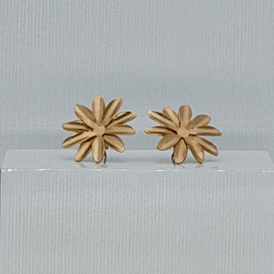 Small Passiflora Flower Earrings