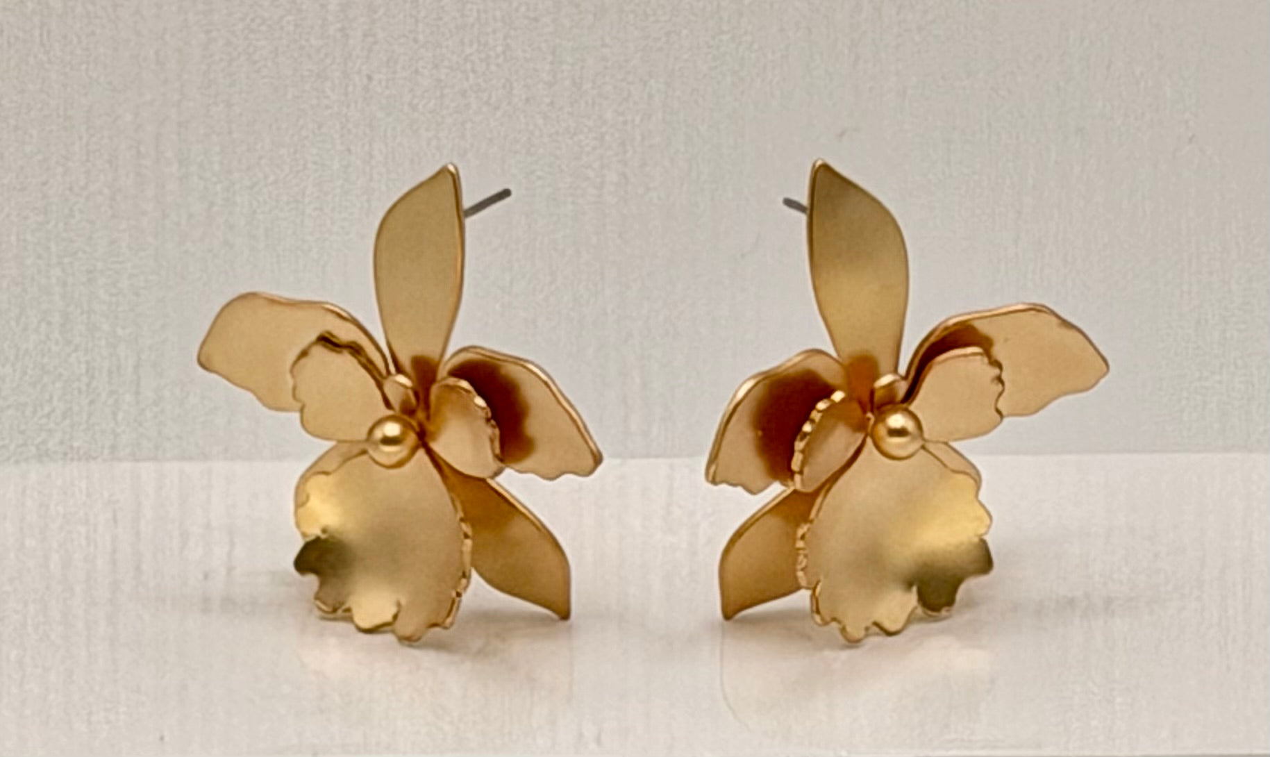 Quadricolor Orchid Earrings