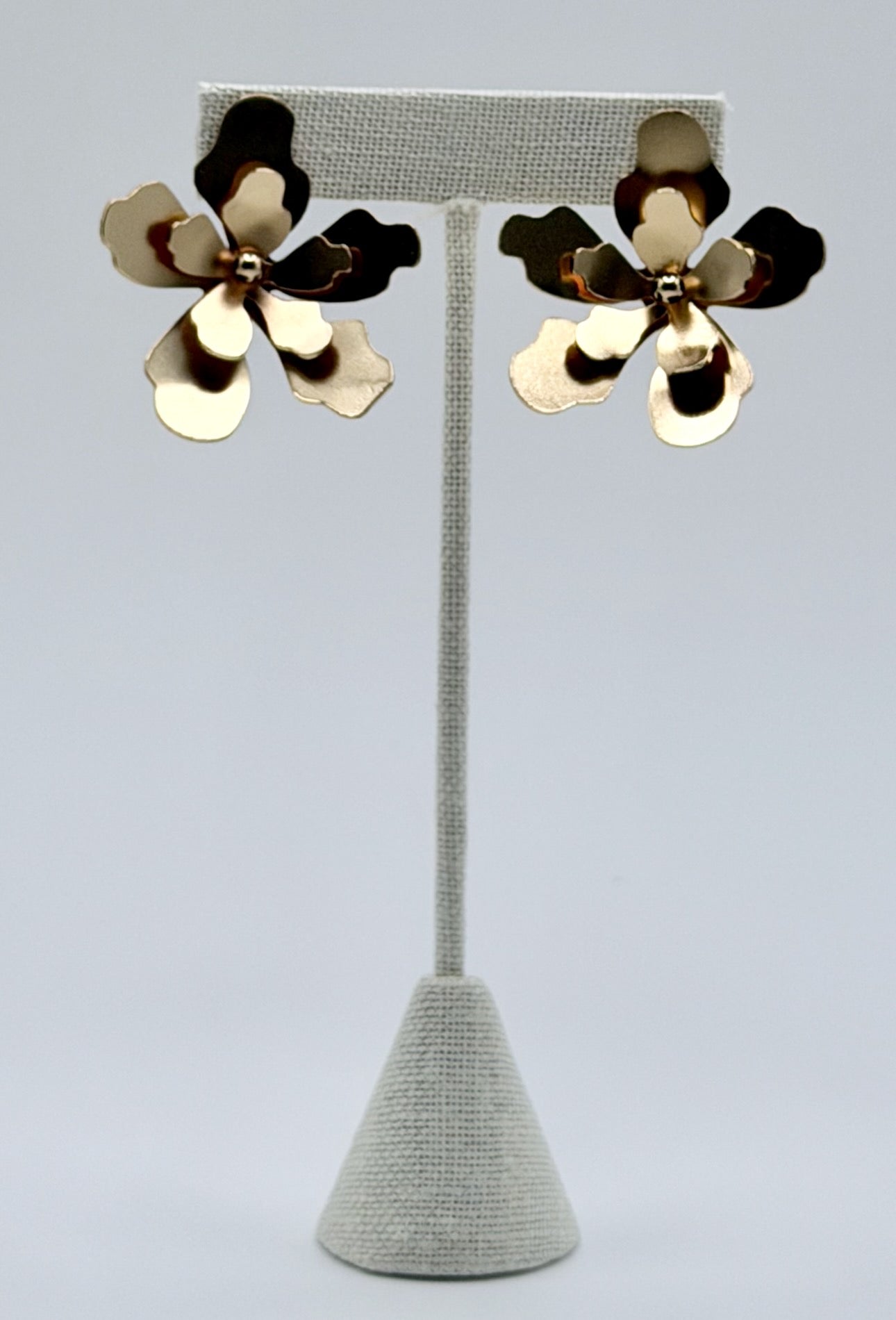 Large Merania Flower Earrings