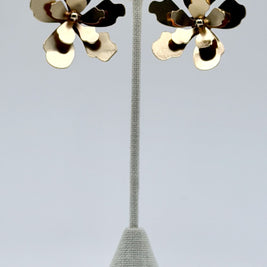 Large Merania Flower Earrings