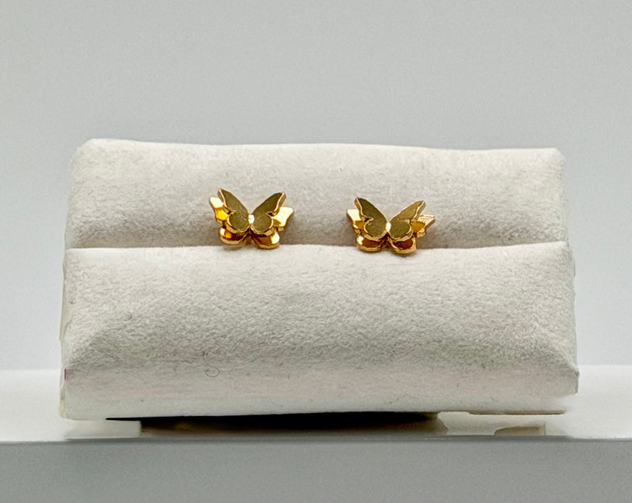Double Butterfly Stud Earrings