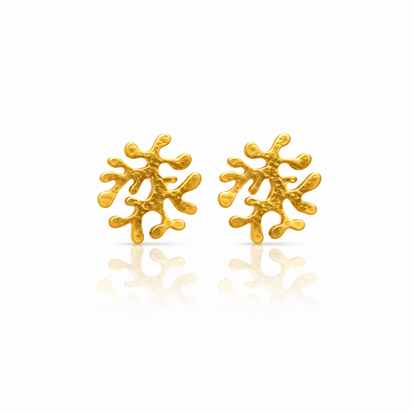 Mini Coral Reef Stud Jewelry Earrings