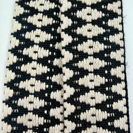 Midnight Diamond Handwoven Yoga Mat Strap