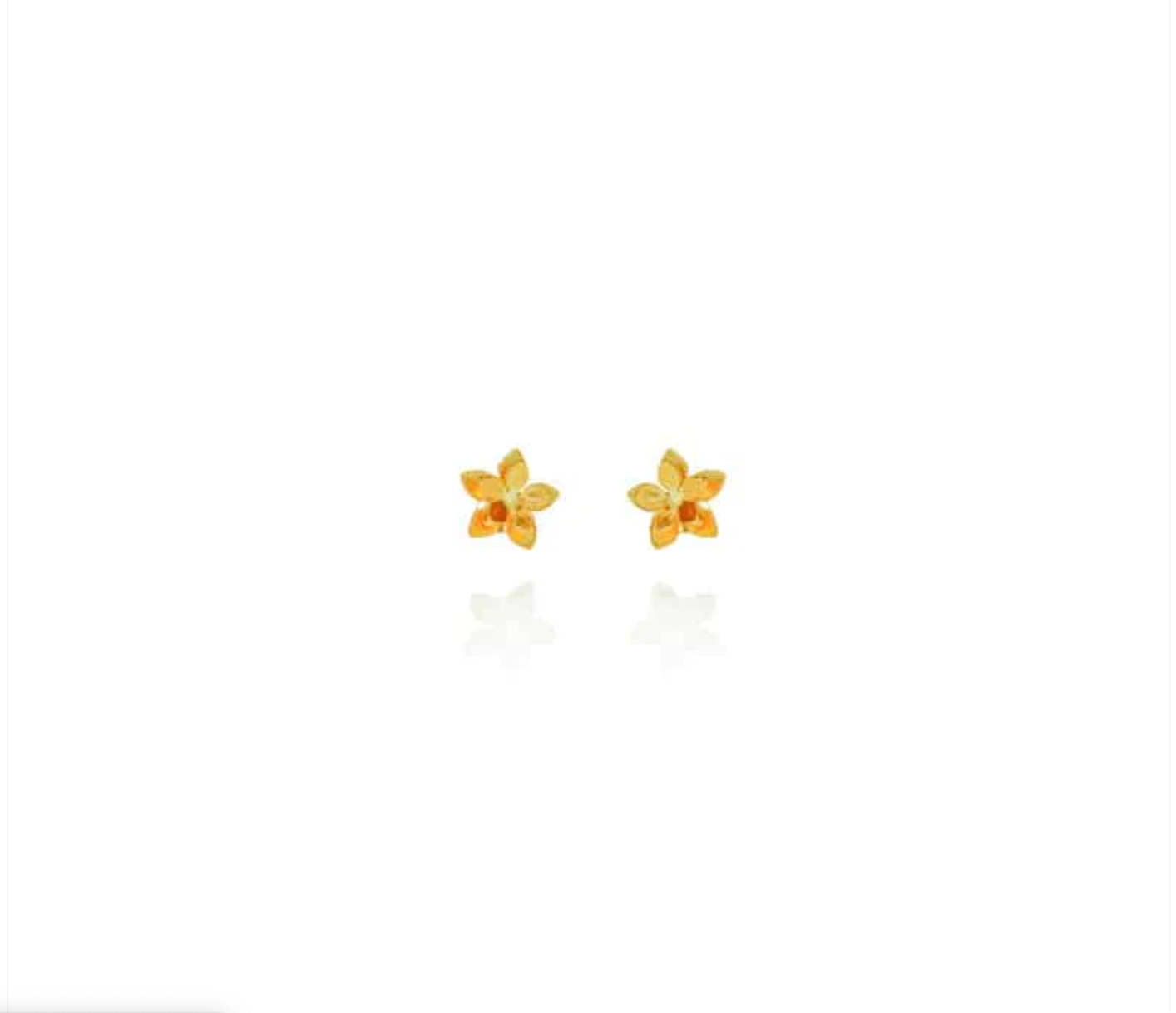 Mini Guayacán Flower Jewelry Stud Earrings